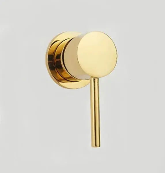 Sanisupreme Biarritz Classico Premium Wastafelkraan zwevend plafond - inbouw met wandbediening goud glans