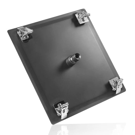 SaniSupreme BlackLine Premium Inbouw Plafond Regendouche kop vierkant Hoofddouche Gun Metal Grijs vierkant 30 cm - 12 inch