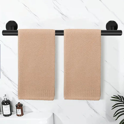 SaniSupreme Brasil Badkamer handdoekrek handdoekstang mat zwart rond 40 cm.