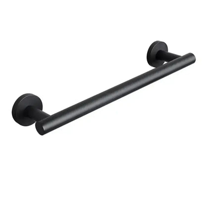 SaniSupreme Brasil Badkamer handdoekrek handdoekstang mat zwart rond 40 cm.