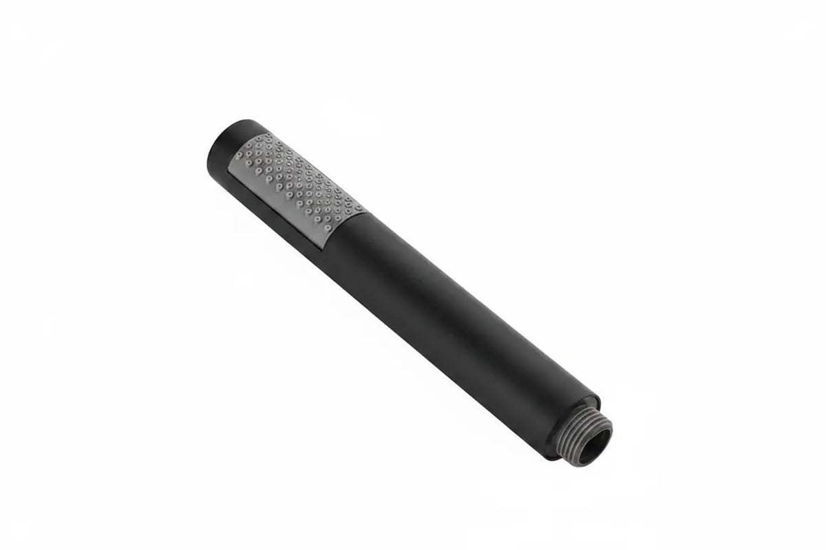 SaniSupreme Brasil handdouche smal recht rond RVS luxe zware kwaliteit mat zwart Sanisupreme