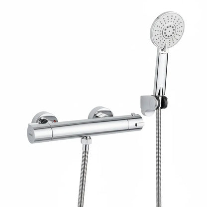 SaniSupreme Brasil opbouw doucheset mengkraan met handdouche chroom rond 5 inch Sanisupreme