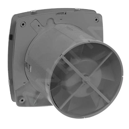 SaniSupreme Cata X - Mart Timer - Axiale ventilator voor badkamer X - MART 10, 15W, buis 100 mm RVS