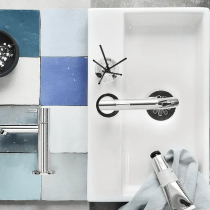 SaniSupreme chroom koudwater kraan/fonteinkraan toilet rechte uitloop