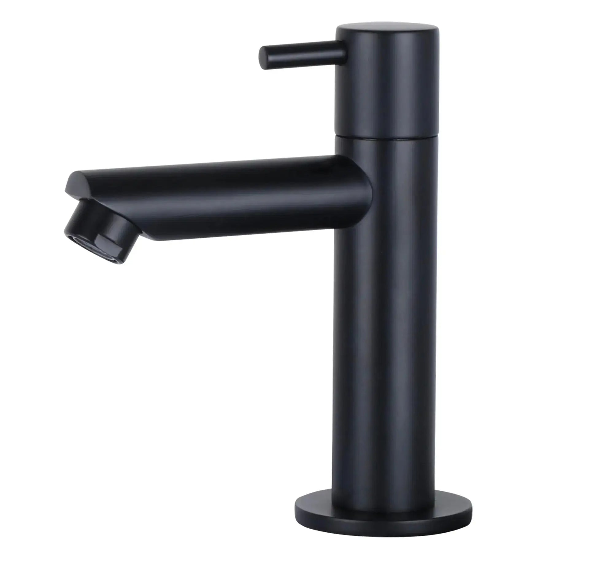 SaniSupreme - Cleo Fonteinset – Beton donkergrijs – Kraan gebogen mat zwart