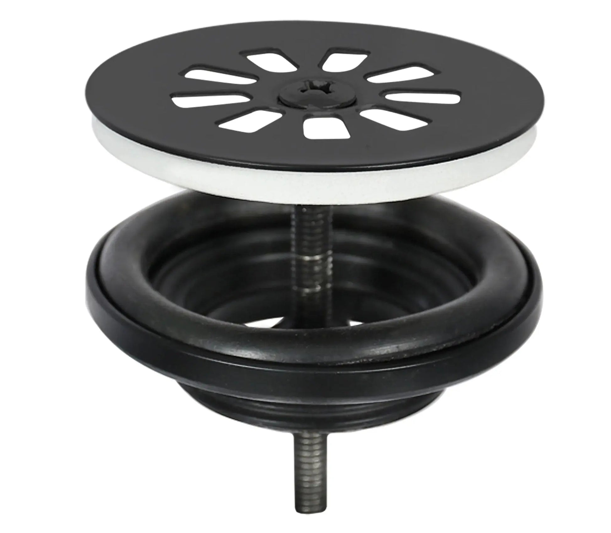 SaniSupreme - Cleo Fonteinset – Beton donkergrijs – Kraan gebogen mat zwart