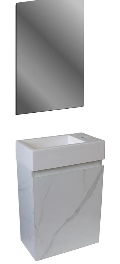 SaniSupreme Complete Fonteinset Marmer onderkast