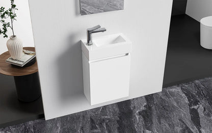 Sanisupreme complete toiletmeubelset Zyro 40,5X22,5 cm Glanzend Wit