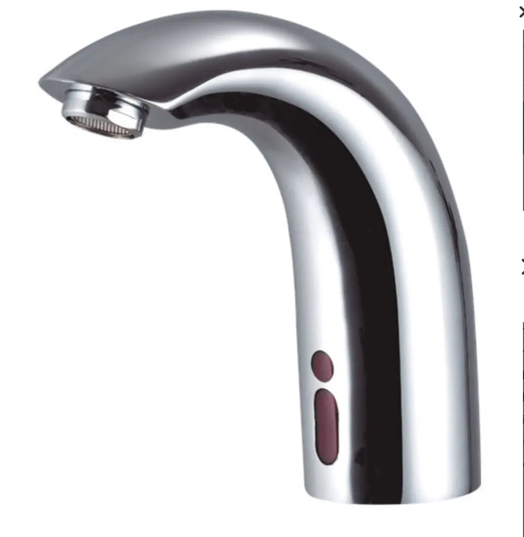 SaniSupreme Creavit Wastafel kraan opbouw Chroom met automatische sensor 16 cm koud water