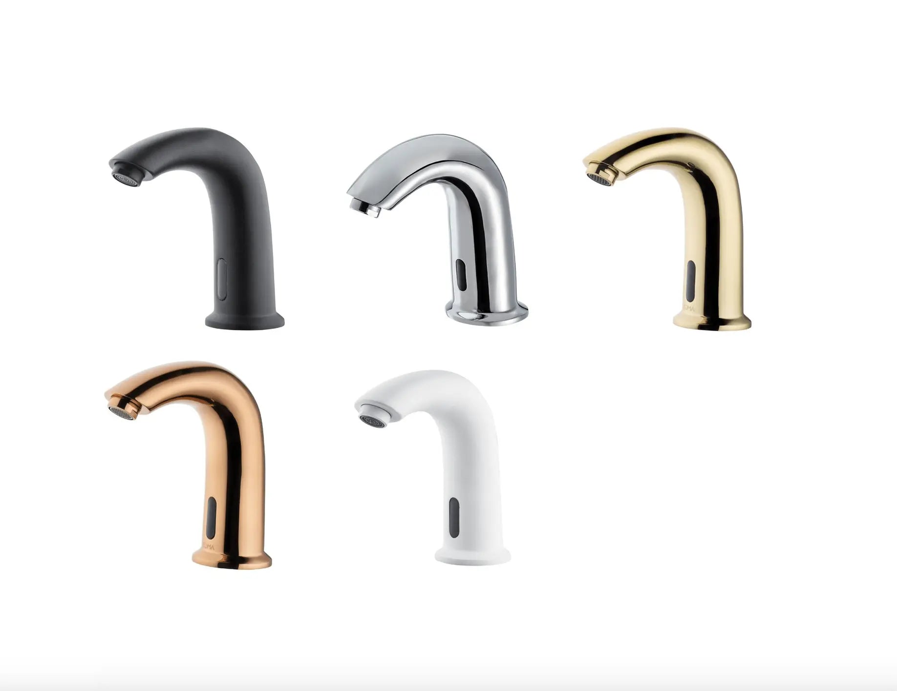 SaniSupreme Creavit Wastafel kraan opbouw Goud met automatische sensor 16 cm koud water