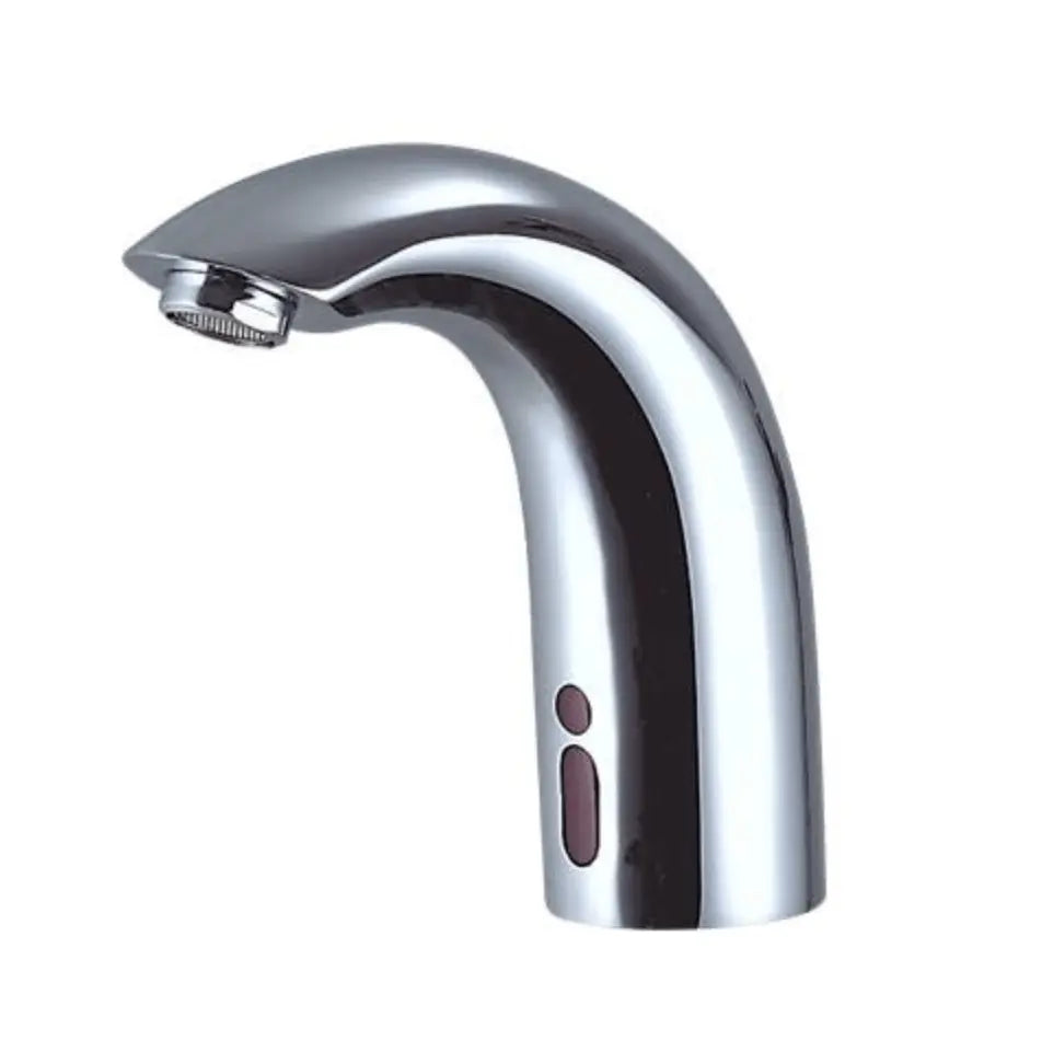 SaniSupreme Creavit Wastafel kraan opbouw Wit met automatische sensor 16 cm koud water