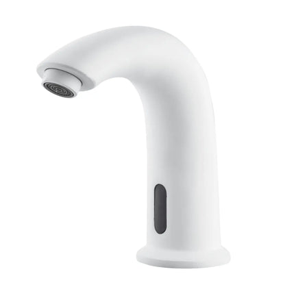 SaniSupreme Creavit Wastafel kraan opbouw Wit met automatische sensor 16 cm koud water