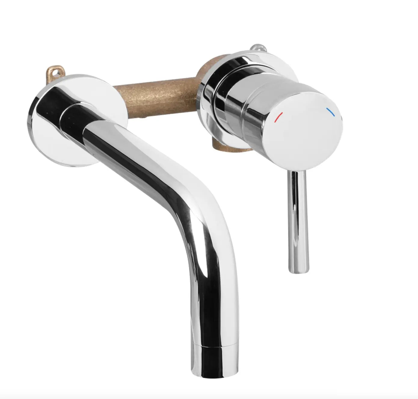 SaniSupreme® Differnz inbouw wastafelkraan mengkraan koud - warm keramisch chroom