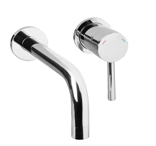 SaniSupreme® Differnz inbouw wastafelkraan mengkraan koud - warm keramisch chroom