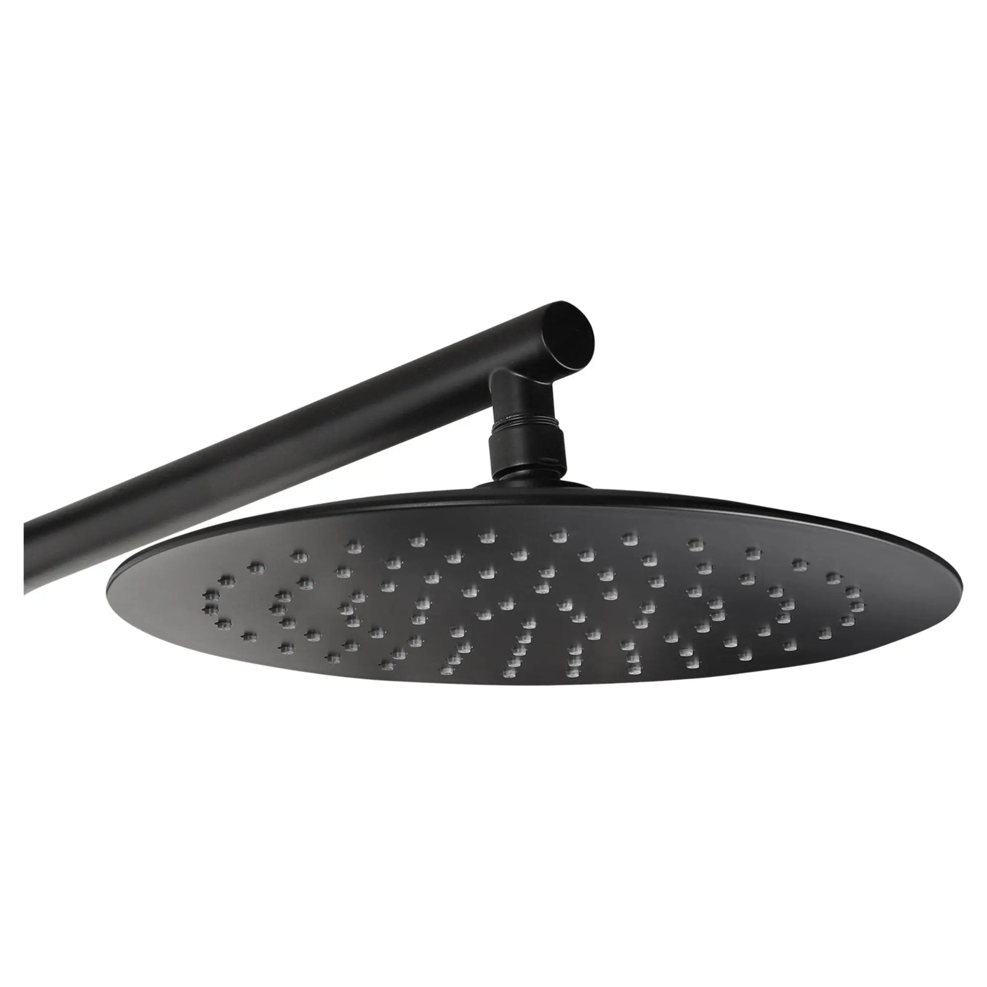 SaniSupreme Differnz ThermoPlus opbouw doucheset 25 cm. regendouche mat zwart rond