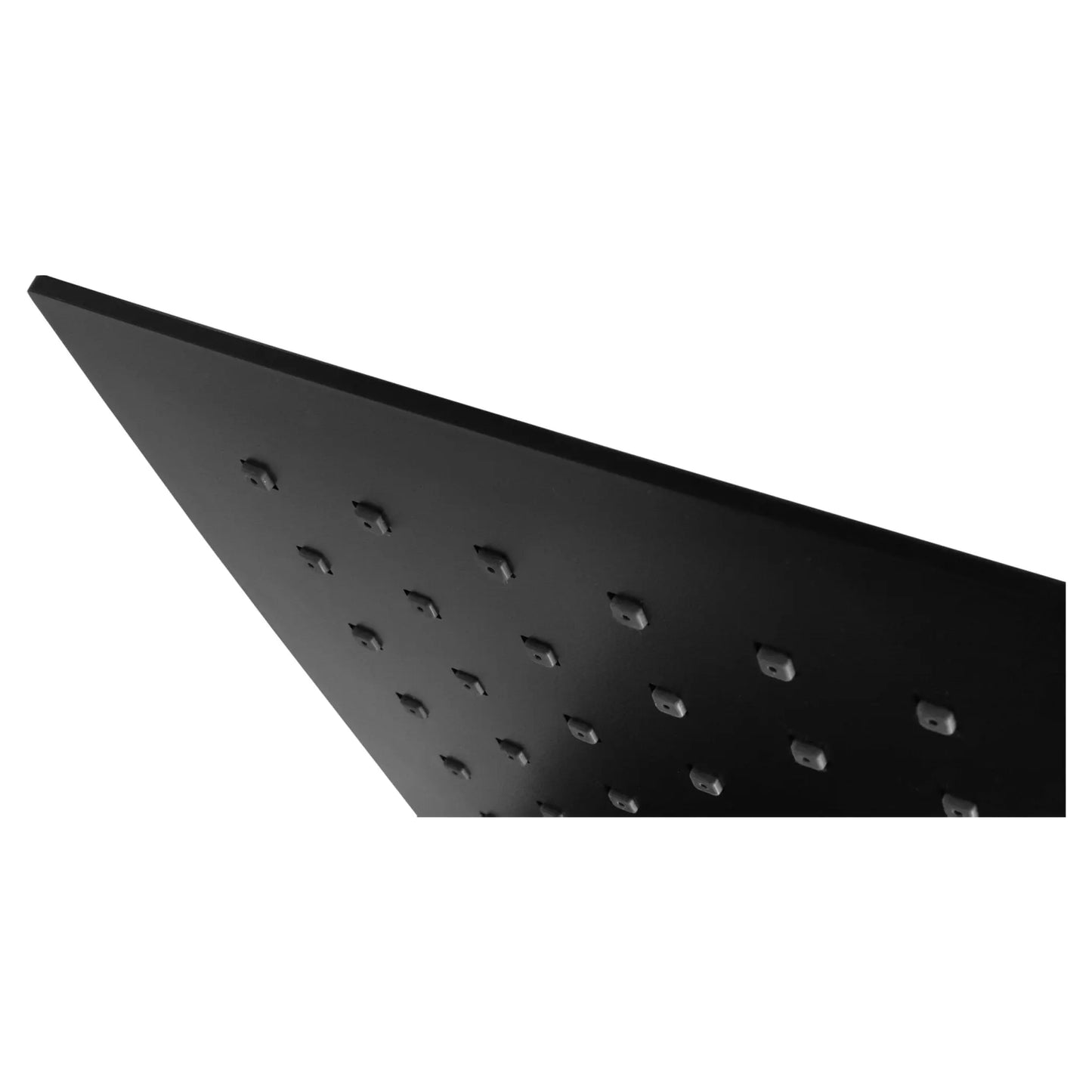 SaniSupreme Differnz ThermoPlus opbouw doucheset 25x25cm. regendouche mat zwart vierkant