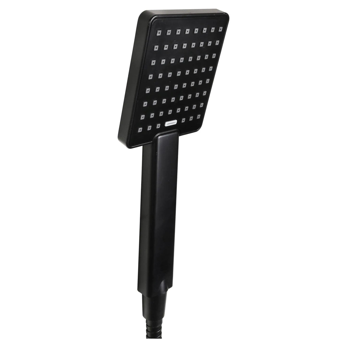 SaniSupreme Differnz ThermoPlus opbouw doucheset 25x25cm. regendouche mat zwart vierkant