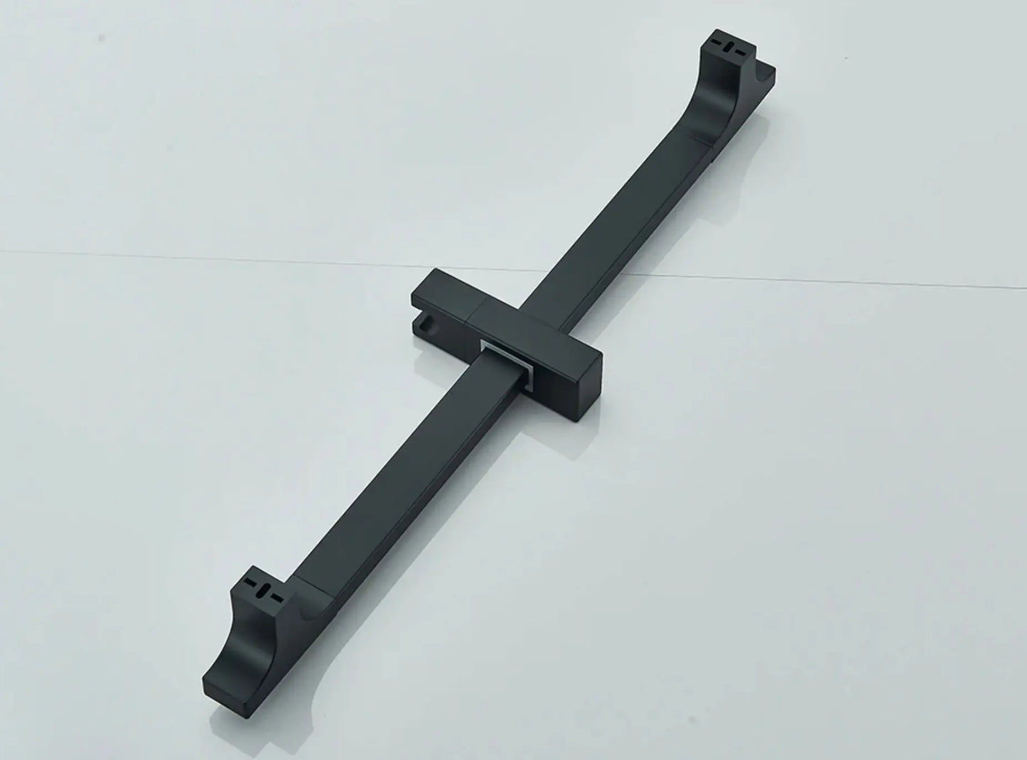 SaniSupreme Doucheset Firenze 8 inch - 20 cm. regendouche vierkant 3 - weg zwart inbouw