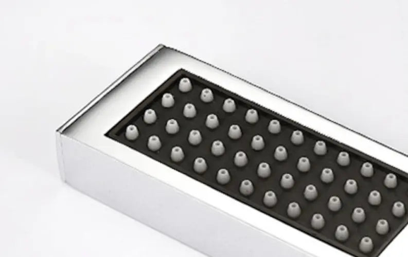 SaniSupreme Doucheset Lugano Premium handdouche mengkraan regendouche vierkant 25 cm. Chroom inbouw 2 weg