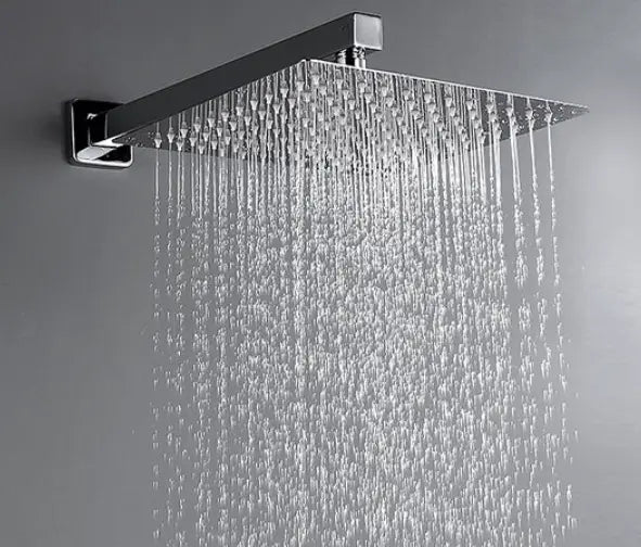 SaniSupreme Doucheset Lugano Premium handdouche mengkraan regendouche vierkant 30 cm. Chroom inbouw 2 weg