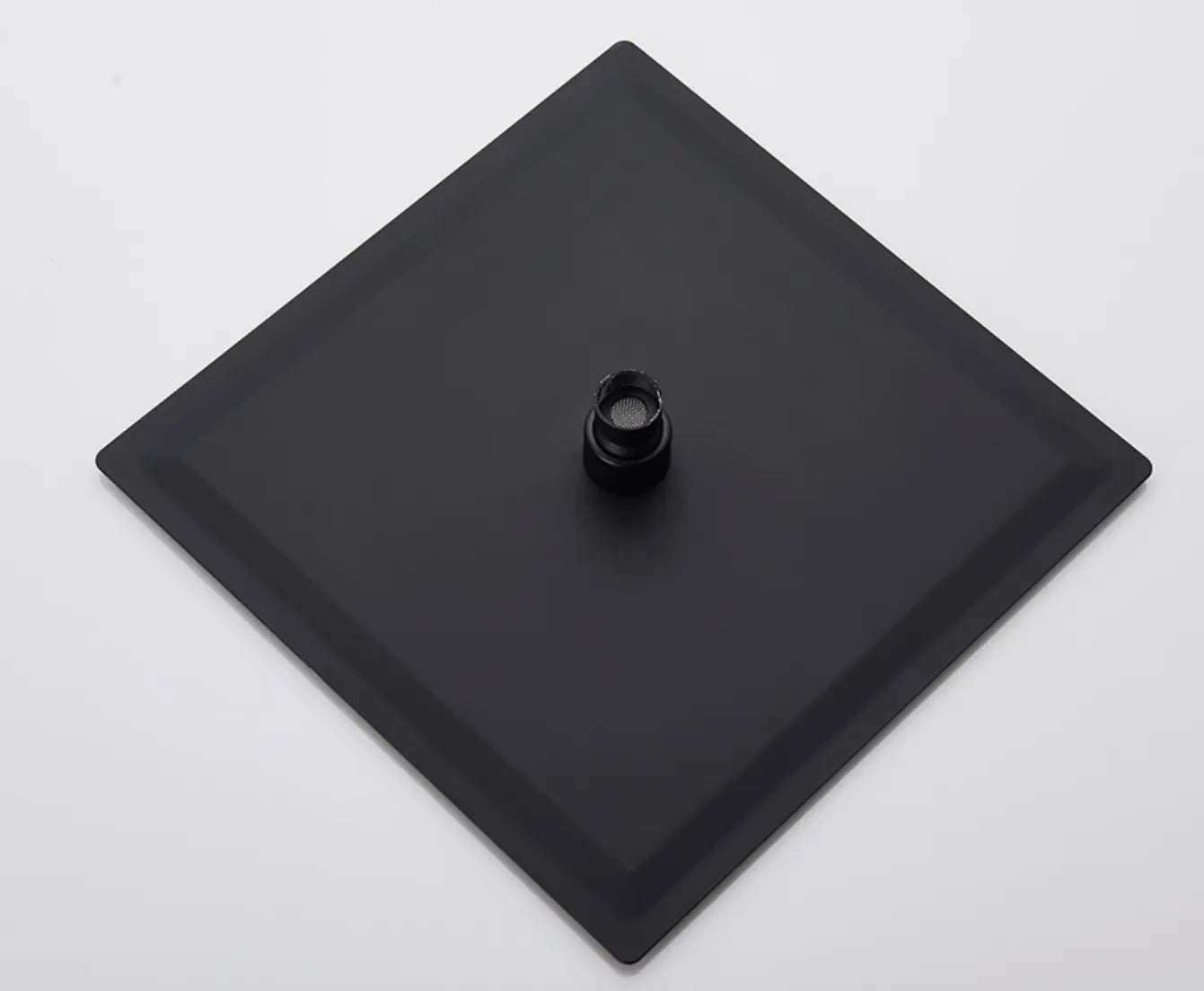 SaniSupreme Doucheset Manhattan Premium 12 inch regendouche vierkant 2 - weg zwart inbouw