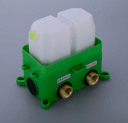 SaniSupreme Doucheset Manhattan Premium 12 inch regendouche vierkant 2 - weg zwart inbouw