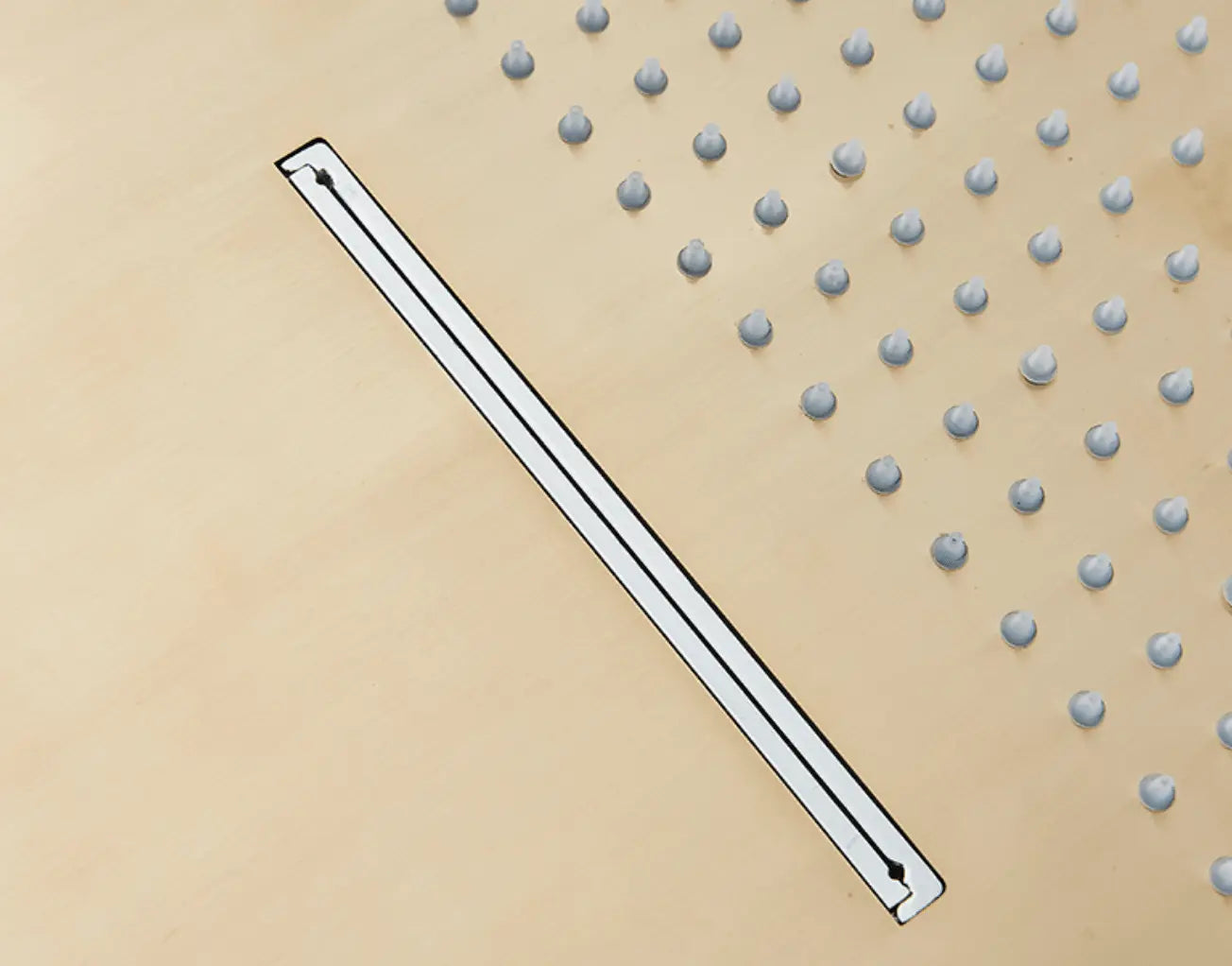 SaniSupreme Doucheset Manhattan Premium Plafond 40x80 cm regendouche vierkant 3 - weg goud geborsteld