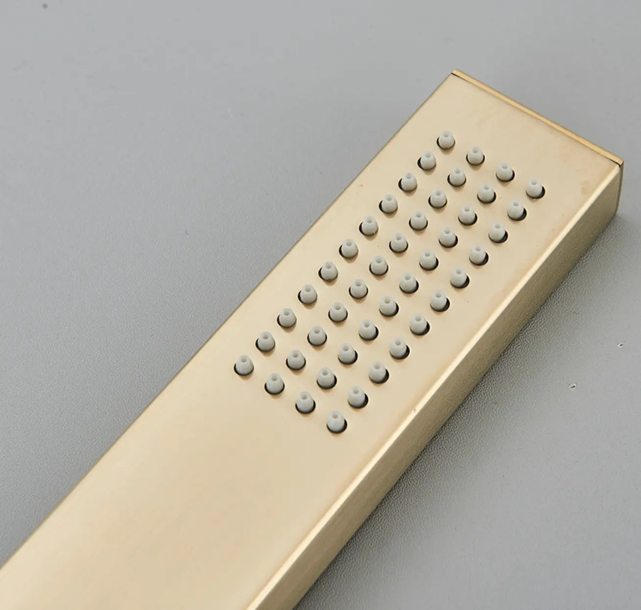 SaniSupreme Doucheset Manhattan Premium Plafond 40x80 cm regendouche vierkant 3 - weg goud geborsteld