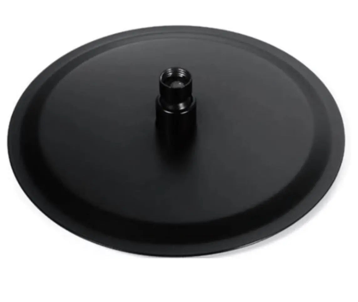 SaniSupreme Doucheset Yosemite 40 cm. regendouche rond 2 - weg zwart inbouw