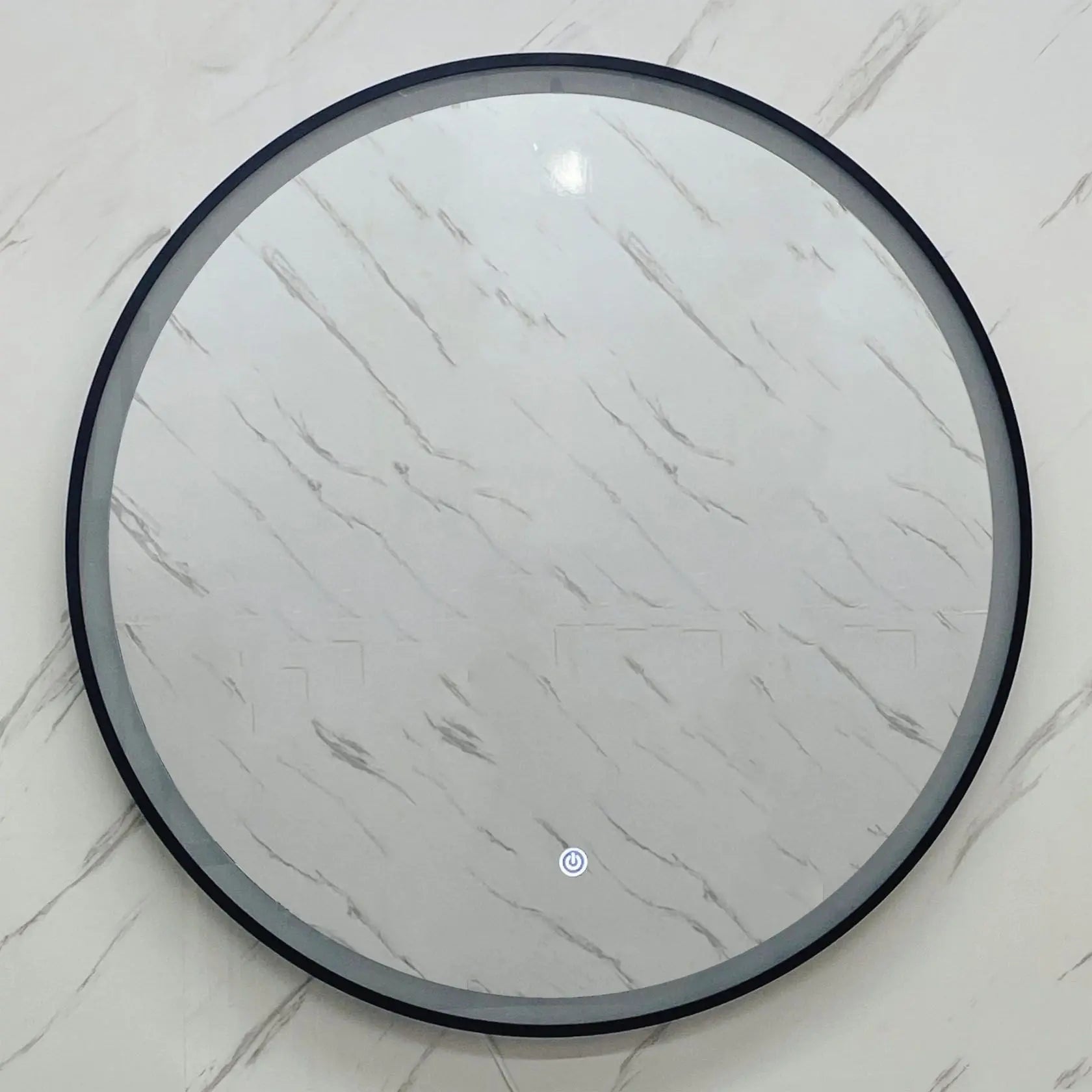 SaniSupreme Fabricio Aqua HighLine badkamerspiegel rond diameter 50 cm. met led verlichting, verwarming en touch schakelaar