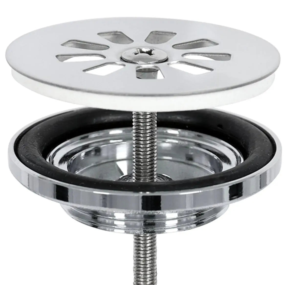 Sanisupreme Flat fonteinset – keramiek – kraan recht chroom