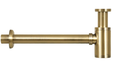 Sanisupreme Flat fonteinset – Marmer – Kraan recht mat goud