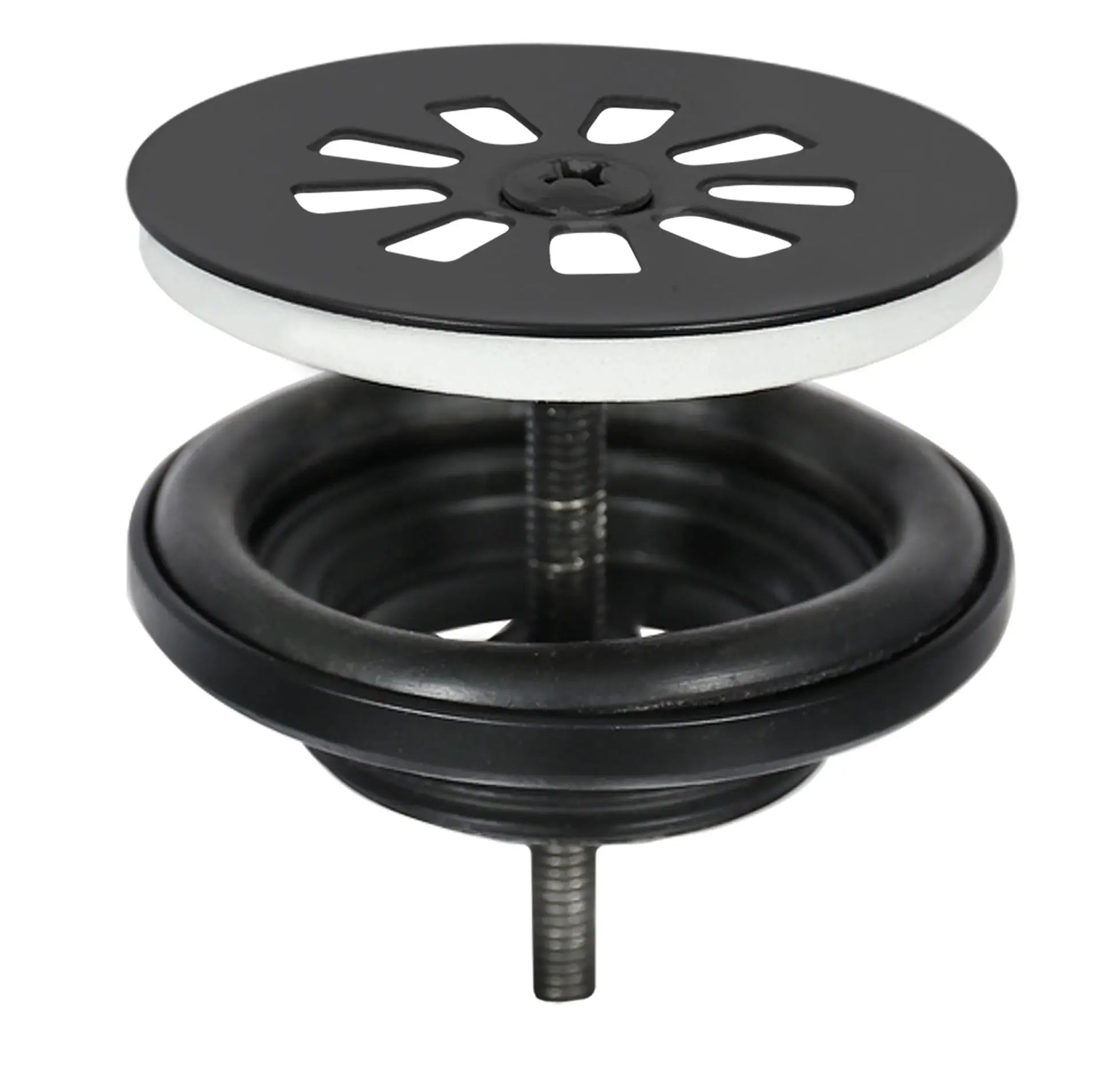 Sanisupreme Flat fonteinset – Marmer – Kraan recht mat zwart