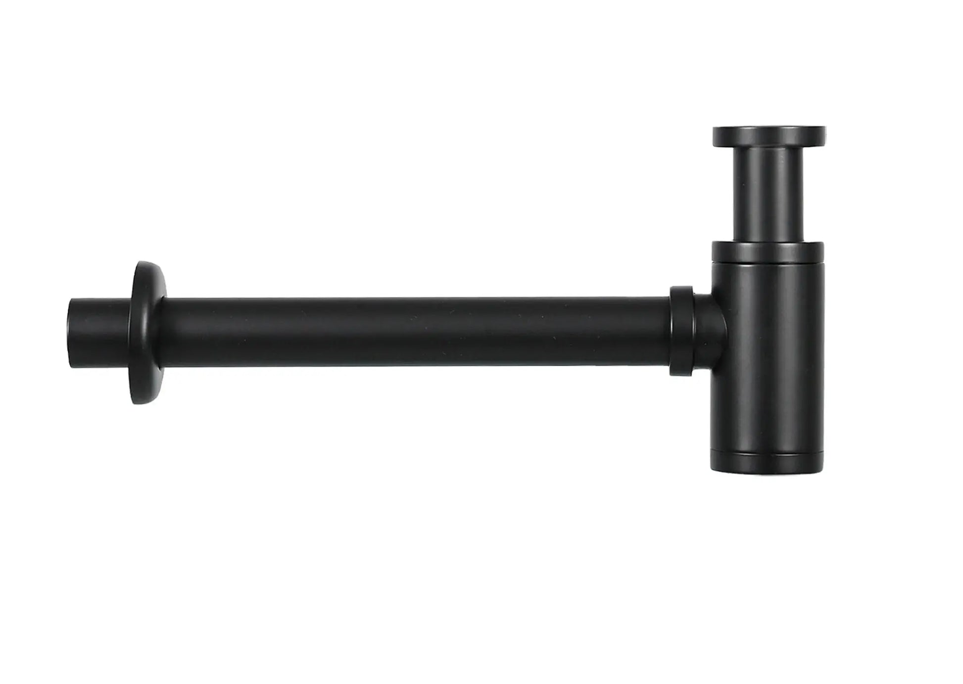 Sanisupreme Flat fonteinset – Marmer – Kraan recht mat zwart