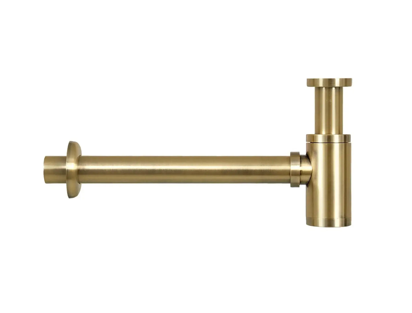 Sanisupreme - Fonteinset Bombai black – Natuursteen – Kraan gebogen mat goud