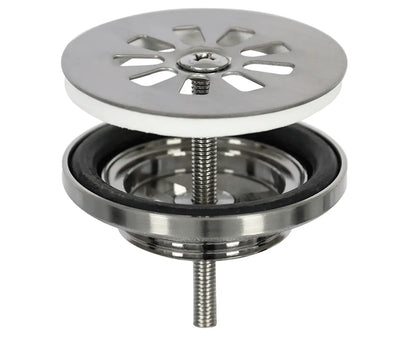 Sanisupreme Fonteinset Bombai black – Natuursteen – Kraan recht mat chroom