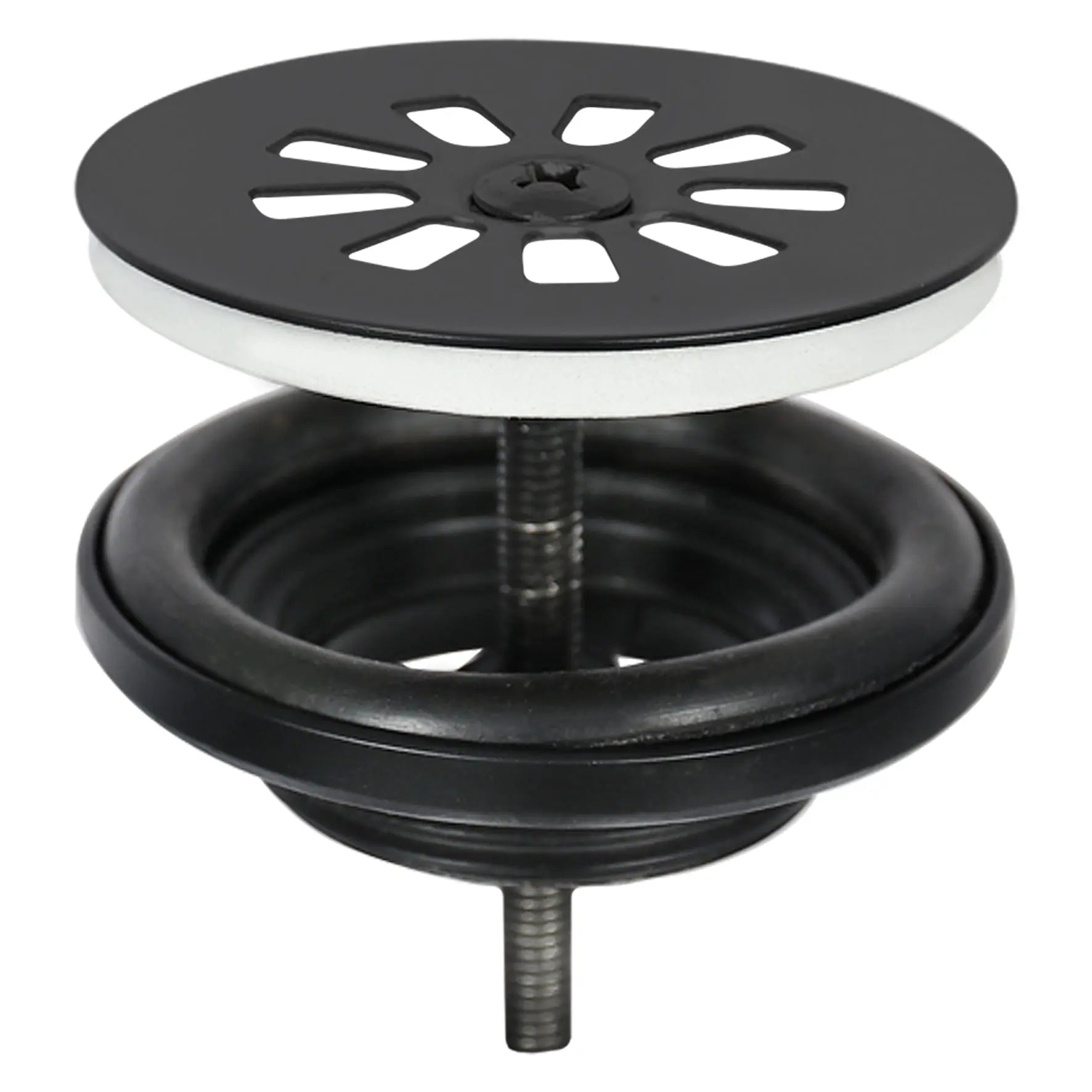 Sanisupreme Fonteinset Bombai black – Natuursteen – Kraan recht mat zwart