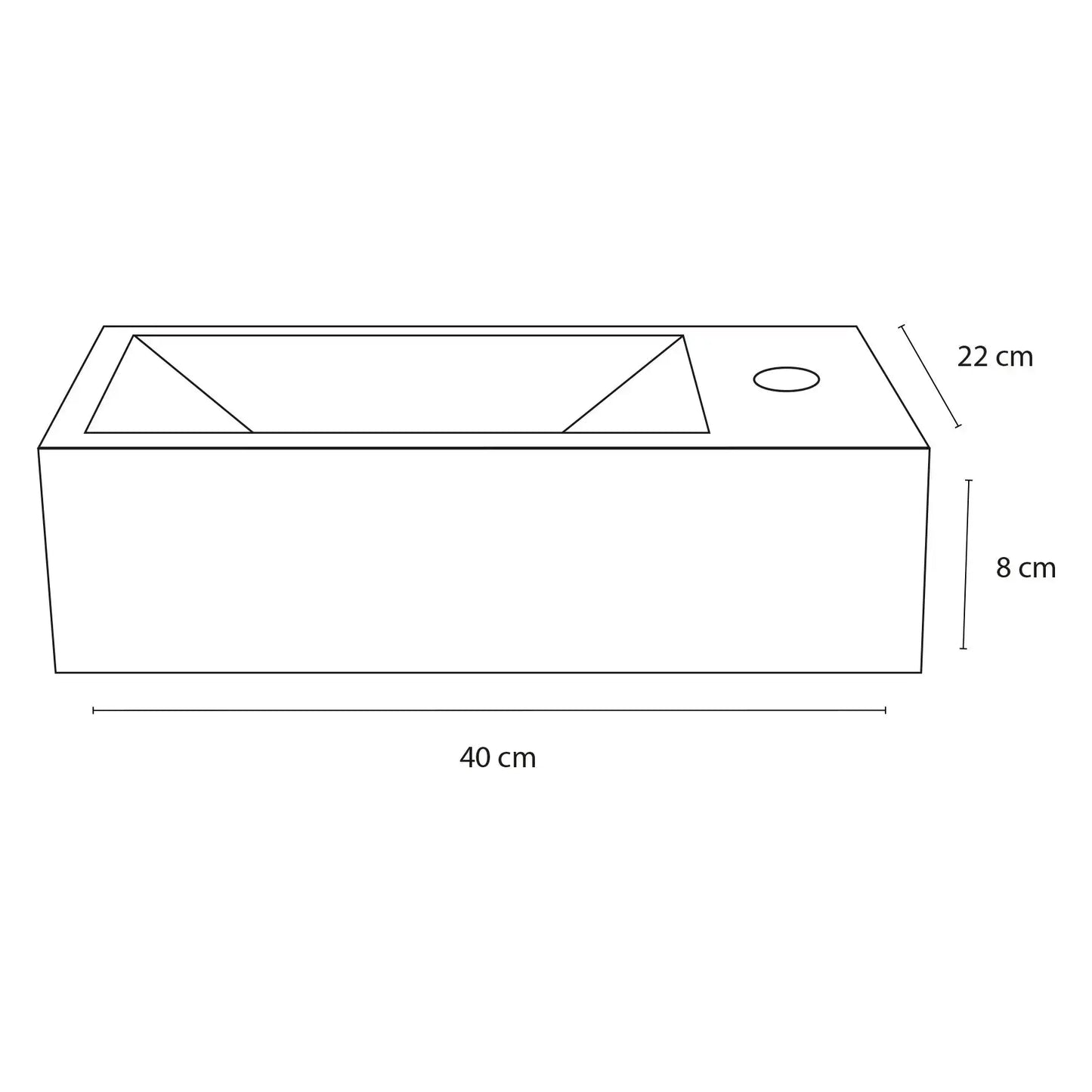 Sanisupreme Force fonteinset – Beton donkergrijs – Kraan gebogen mat zwart