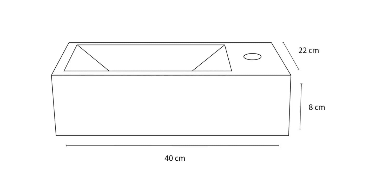 Sanisupreme Force fonteinset – beton donkergrijs – kraan recht mat goud