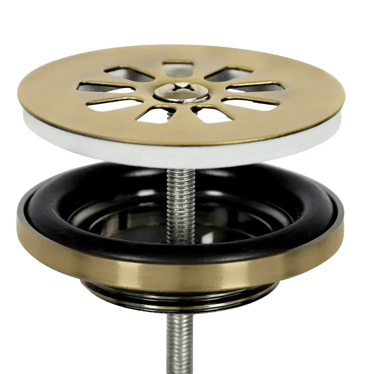 Sanisupreme Helios fonteinset – Marmer – Kraan recht mat goud