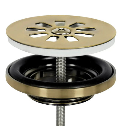 Sanisupreme Helios fonteinset – Marmer – Kraan recht mat goud