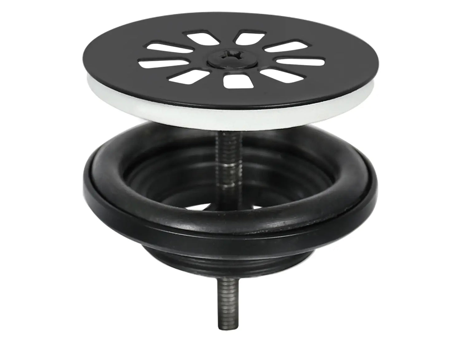 Sanisupreme Helios fonteinset – marmer – kraan recht mat zwart