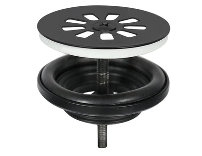 Sanisupreme Helios fonteinset – marmer – kraan recht mat zwart