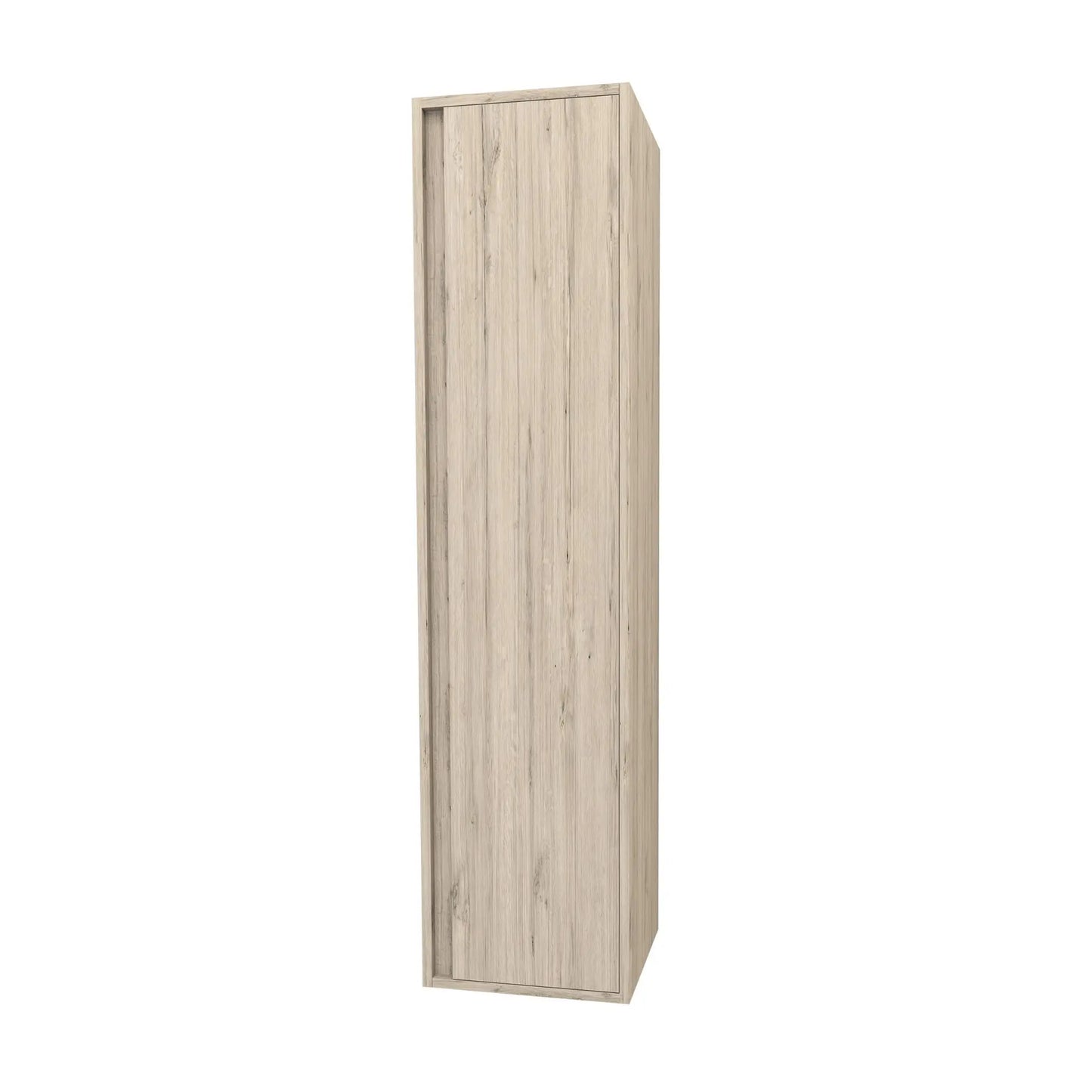 SaniSupreme® HighLine Elite Kolomkast Badmeubel 135x42x42 cm Licht Hout
