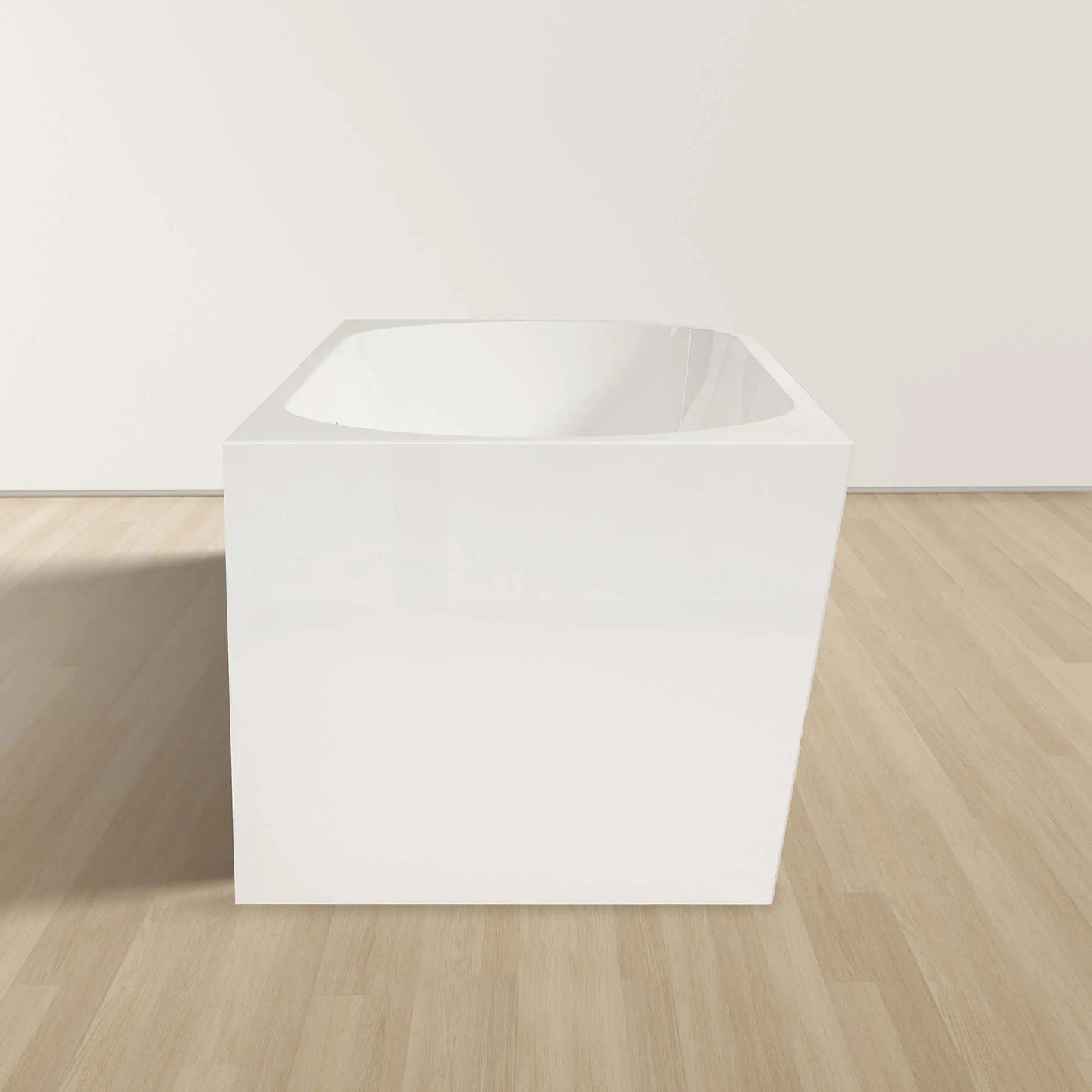 SaniSupreme hoekbad links AquaTherme met push - up acryl wit 180x80