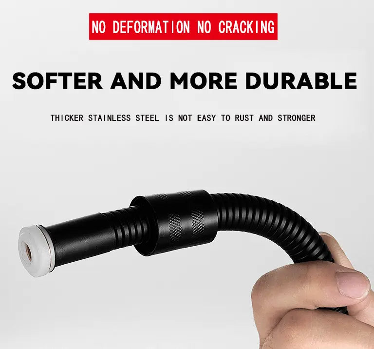 SaniSupreme Ibiza waterbesparende Handdouche met 6 waterstraal functies zwart exclusief 2 meter doucheslang