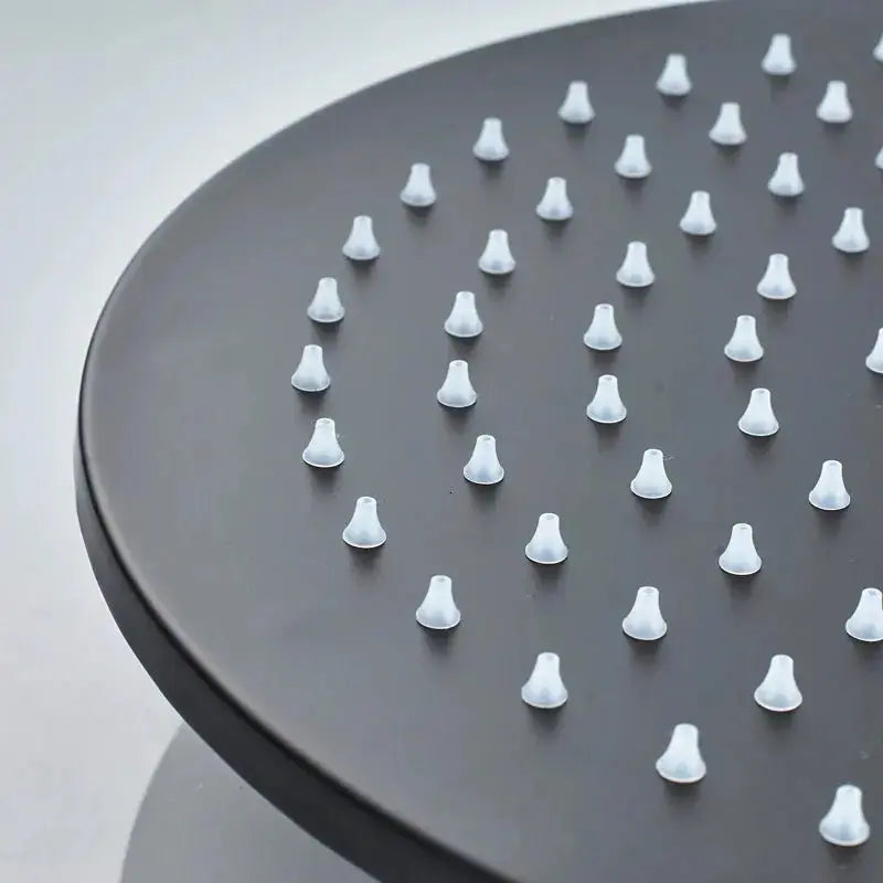 SaniSupreme® Inbouw Doucheset Malaga Blackline Premium Plus 2 weg 16 inch 40 cm regendouche rond - rechthoek mat zwart