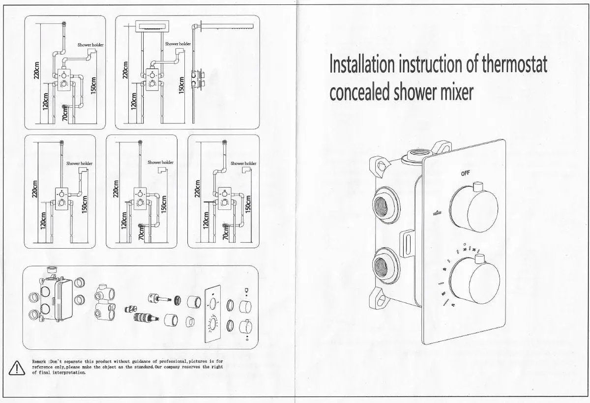 SaniSupreme Inbouw Regendouche Set Aloni met Handdouche en Wanduitloop Geborsteld Goud Sanisupreme