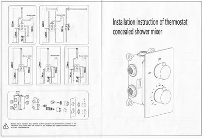 SaniSupreme Inbouw Regendouche Set Aloni met Handdouche en Wanduitloop Geborsteld Goud Sanisupreme