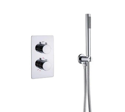 SaniSupreme Inbouw Regendouche Set Creavit Aloni met Handdouche en Wanduitloop Chroom